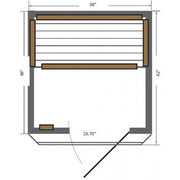 SUNRAY - Barrett 1-Person Indoor Infrared Sauna
