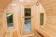 Dundalk Leisurecraft Canadian Timber 6 Person Tranquility Barrel Sauna