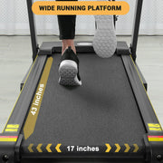 2.5 HP Treadmill with 12% Auto Incline, 220lb Capacity